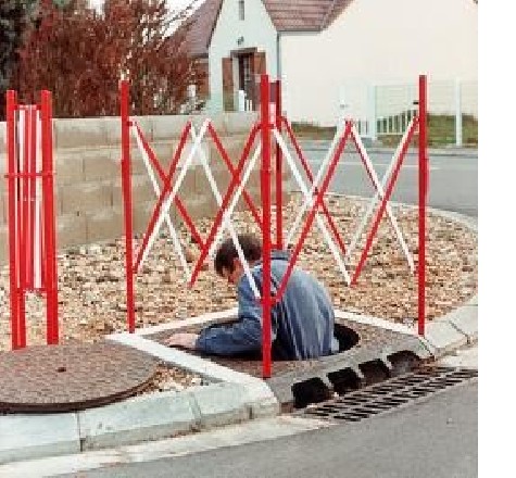 Barrière de regard extensible