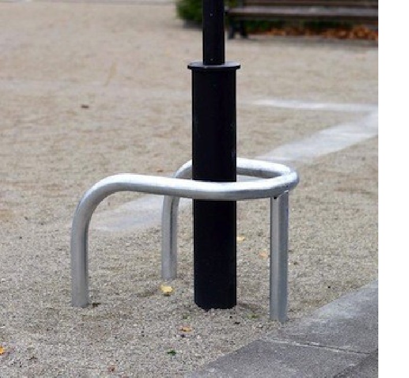 Etrier de protection Hauteur 80 cm : galva, ou peint avec RAL