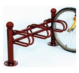 Support cycle acier boule