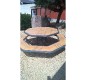 Table pique-nique octogonale en stratifié compact HPL