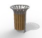 Banc Design avec lames stratifiées
