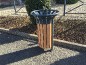 Banc Design avec lames stratifiées