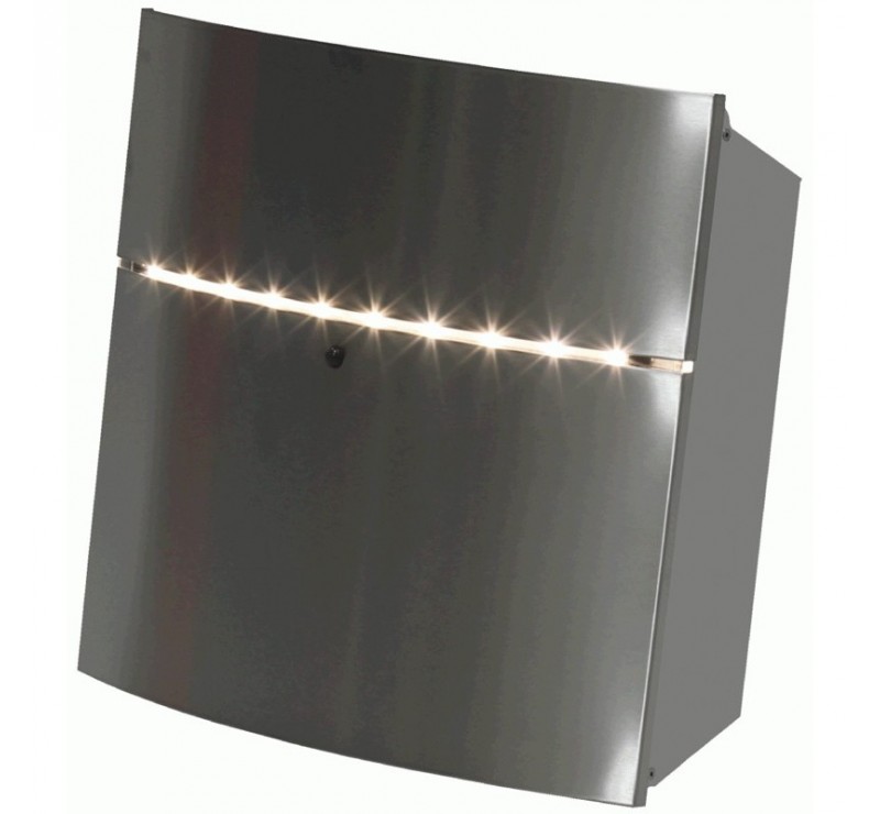 Boîte aux lettres avec éclairage LED