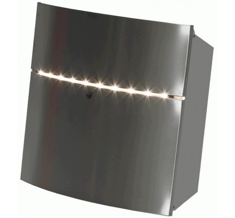 Boîte aux lettres avec éclairage LED