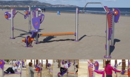 Parcours de remise en forme pour plage ou gazon