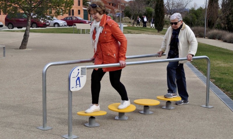 Parcours de remise en forme pour plage ou gazon