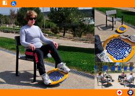 Parcours de remise en forme pour plage ou gazon