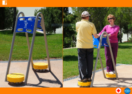 Parcours de remise en forme pour plage ou gazon