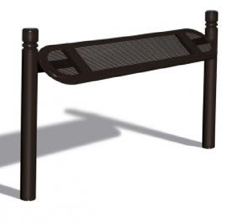 Banc acier assis-debout Classique