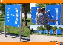 PANNEAU AVEC LABYRINTHES. ACCESSIBLE PMR