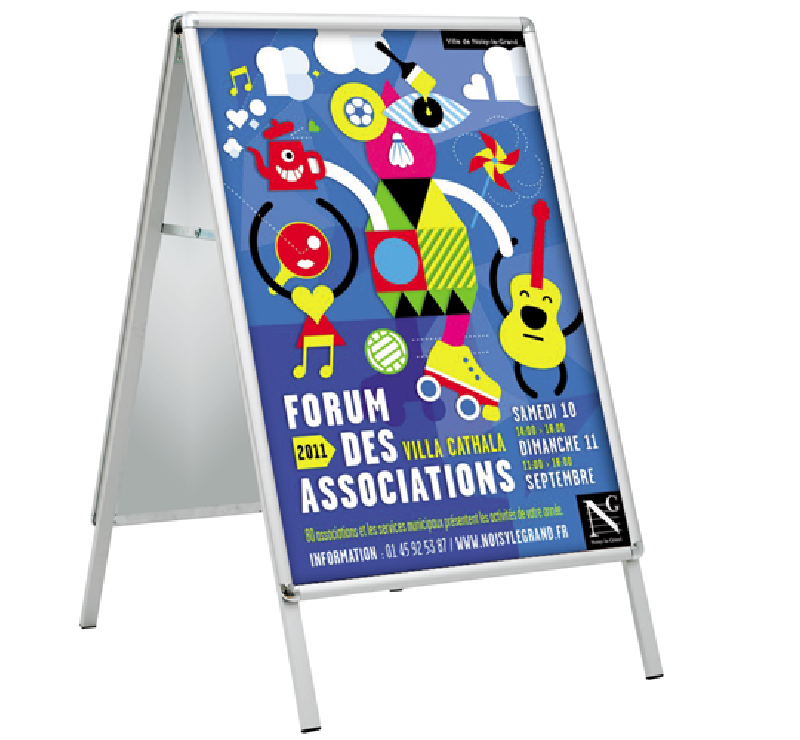 Vitrine publicitaire mobile