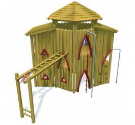 Château en bois de robinier
