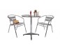 Table de café en aluminium 