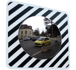 Miroir de circulation inox