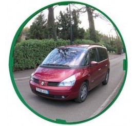 Miroir multi-usages cadre vert