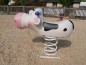 Vache 3D jeu sur ressort