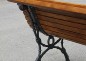 Banc style 1900 époque romantique