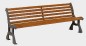 Banc public haut de gamme