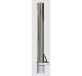 Potelet en inox avec fourreau