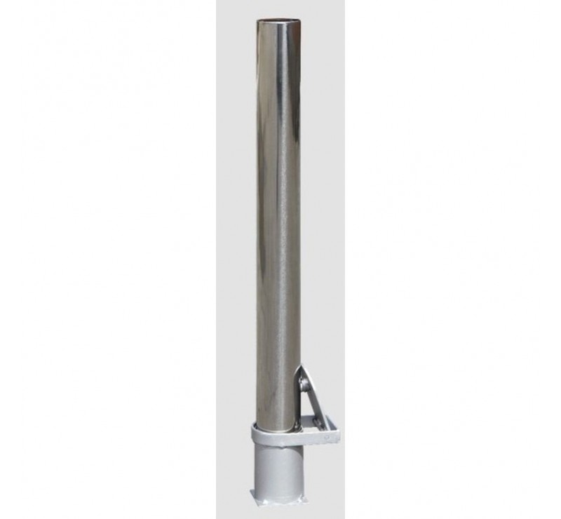 Potelet en inox avec fourreau