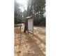 Panneau d'affichage bois avec vitrine avec toit (130 cm x 130 cm)