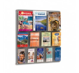 Présentoir mural de catalogues