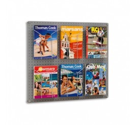 Présentoir mural de catalogues
