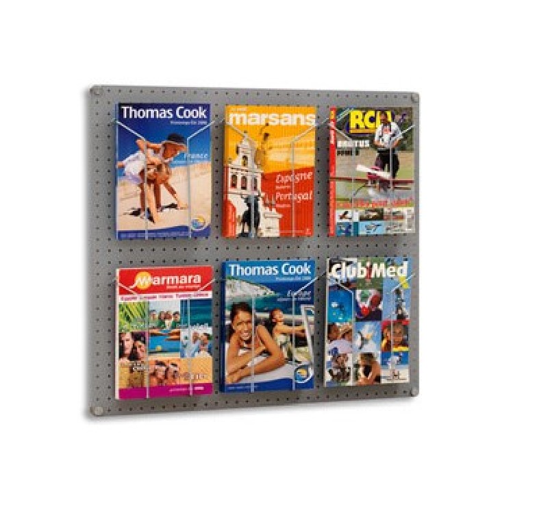Présentoir mural de catalogues