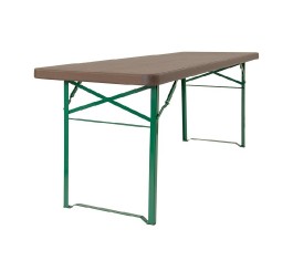 Table pour extérieur / intérieur : 220 x 67 x h 77 cm