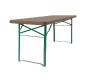 Table pour extérieur / intérieur : 220 x 67 x h 77 cm