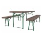 Banc pliant pour extérieur / intérieur : 220 x 30 x h 48 cm