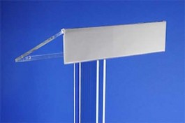 Fronton pour pupitre sur roulettes