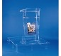 Podium en plexiglass pour pupitre