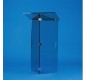 Pupitre pliable en plexiglas fumé