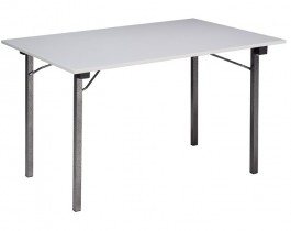 Lot de 10 tables "ULTRA" 120 x 80 cm avec 4 pieds pliants