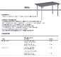 Lot de 10 tables "ULTRA" 120 x 80 cm avec 4 pieds pliants