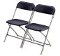 Chaise pliante pour collectivité
