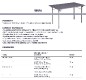 Lot de 10 tables "ULTRA" 120 x 80 cm avec 4 pieds pliants