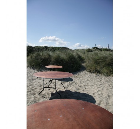 Table ronde pliante