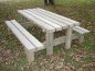 Table pique-nique rustique