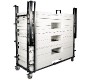 Lot de 10 tables "ULTRA" 180 x 80 cm avec 4 pieds pliants