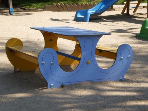 Table pique-nique pour enfants de 0 à 7 ans