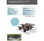 Banquettes en plastique recyclé 