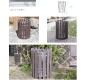 Corbeilles rondes en plastique recyclé 