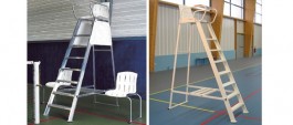 Chaise d'arbitre de tennis