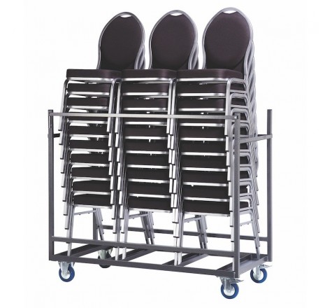 Chariot pour ranger chaises Château