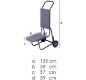 Chariot pour chaises empilables