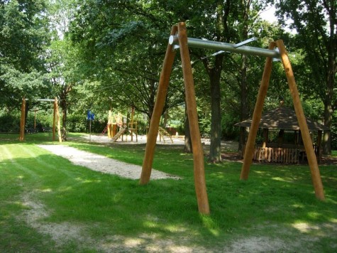 Tyrolienne bois de robinier 40 m