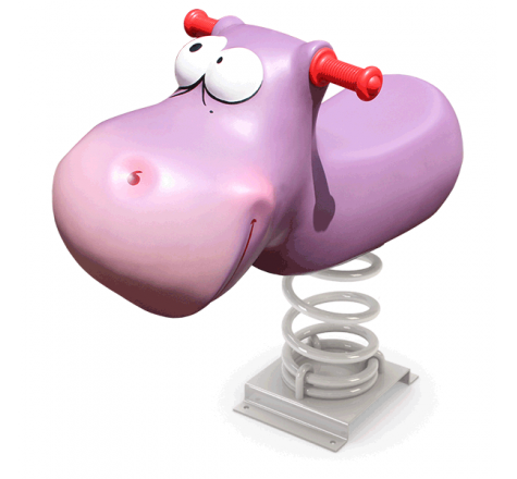 Hippo 3D jeu sur ressort