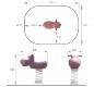 Hippo 3D jeu sur ressort